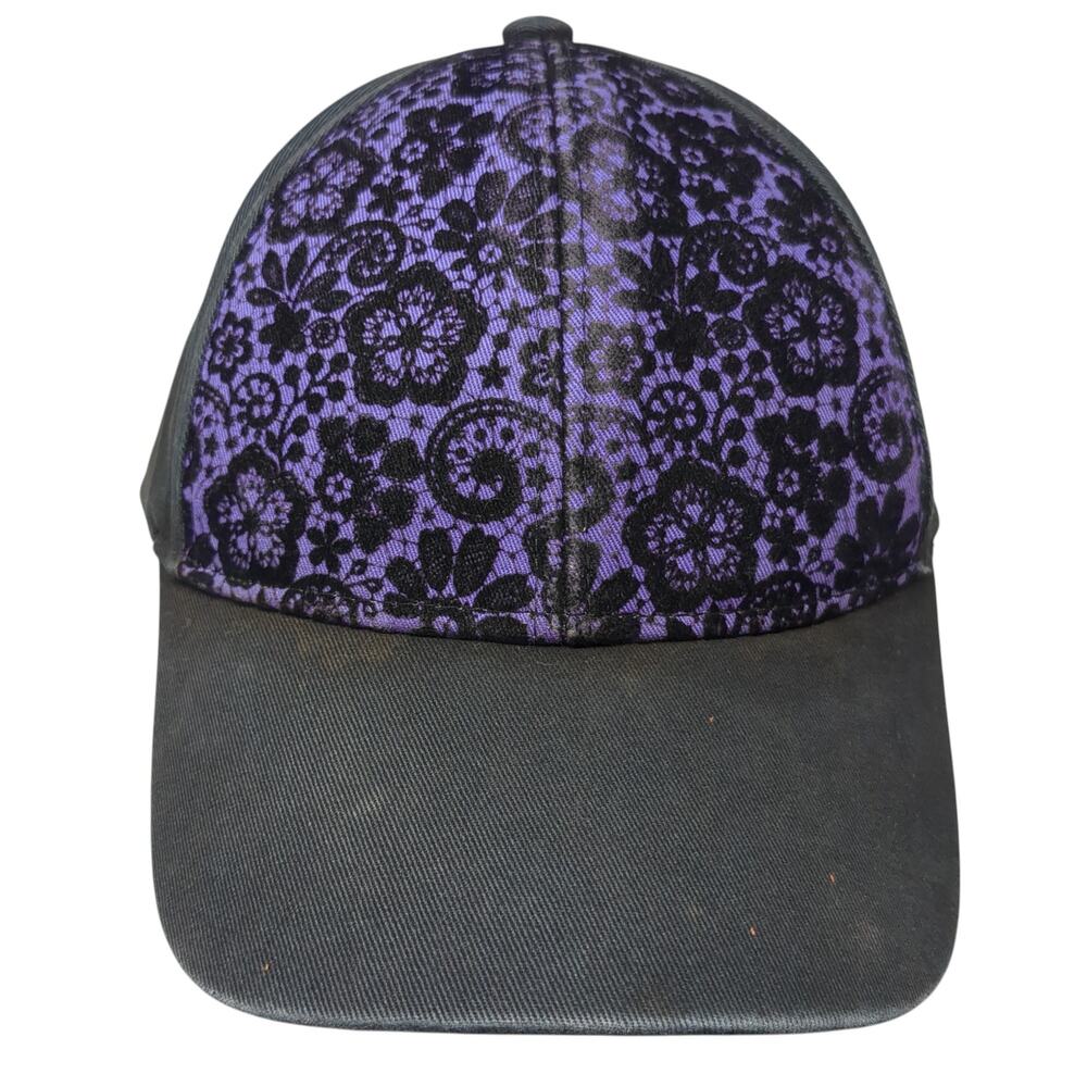PUGS STrapback Baseball Cap Multicolor One Size Adjustable Paisley Floral